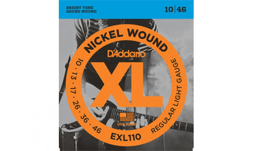 Encordadura D Addario Para Guitarra Electrica, Exl-110